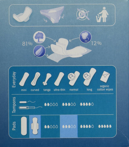Natracare Pads Ultra Super Wings, 12 ct