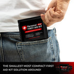 Portable Travel Size First Aid Kit - 10 Pack | Perfect for Home, Office, Car, School, Business, Travel, Hiking, Hunting, and Out