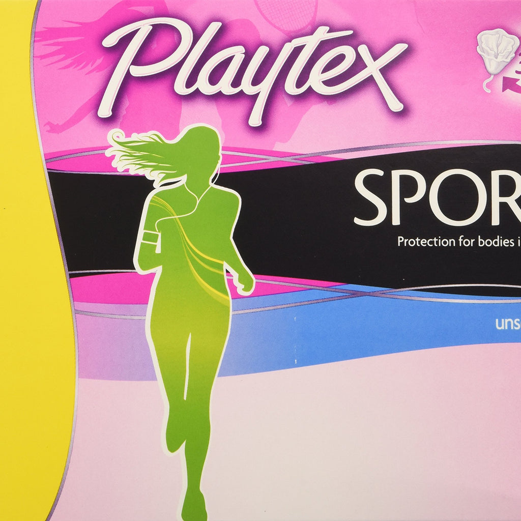 Playtex Sport Unscented Regular Absorbency Tampons, 80 Count