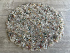 2 oz Lot Natural Semi Tumbled Gemstone Chips, Crushed Mini Crystals, Undrilled Crystal Chips (Mixed Agate)