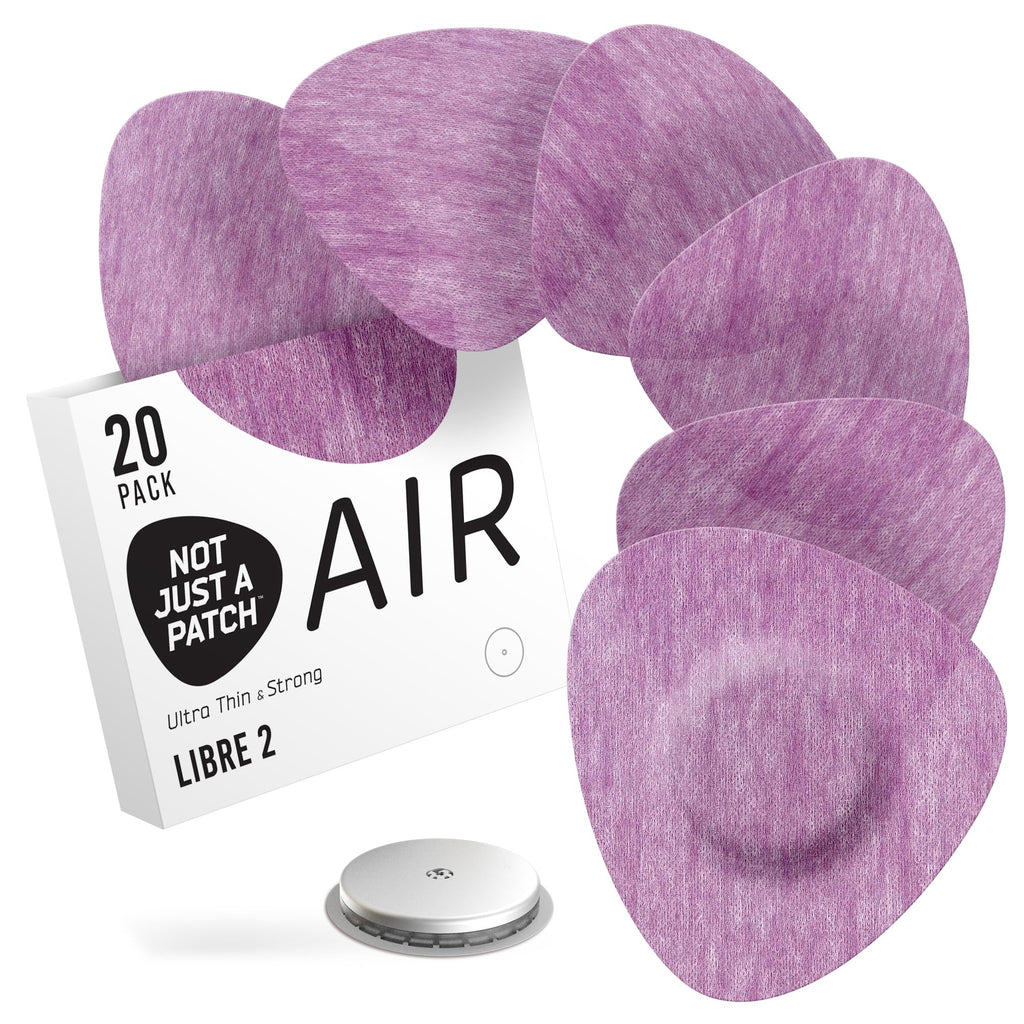 Not Just A Patch Freestyle Libre 2 Covers (20 Pack) - Thin, Strong and Light, Ultra-Long 14 Day Adhesion - Durable Lingo CGM & L