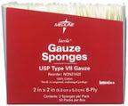 Medline NON21420 Gauze Sponge, Sterile, 8-Ply, Pack of 3000