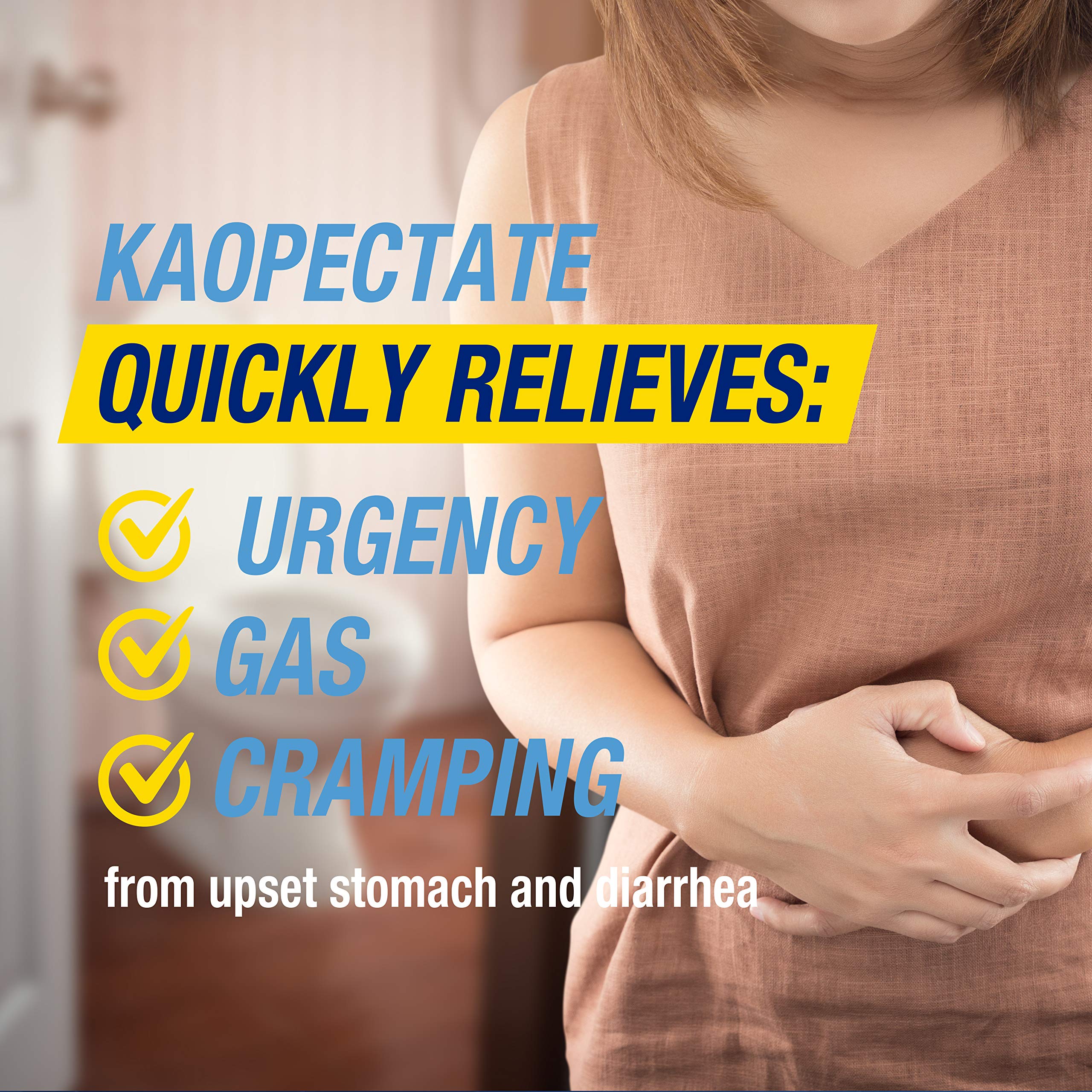 Kaopectate Strawberry Soft Chews 24 Count - Diarrhea Medication for Adults with Bismuth Subsalicylate, Anti-Diarrhea Medicine fo