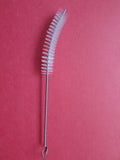 Tracheostomy Cleaning Brush, 1/2 Diam. 1-7/8 Nylon Bristle, 3/pack, 3-3/4 Long