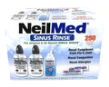 NeilMed Sinus Rinse - 2 squeeze Bottles 240mL (8fl oz) & Nasamist Saline Spray 75mL - 250 Premixed Packets - BONUS Nasa Mist Sal