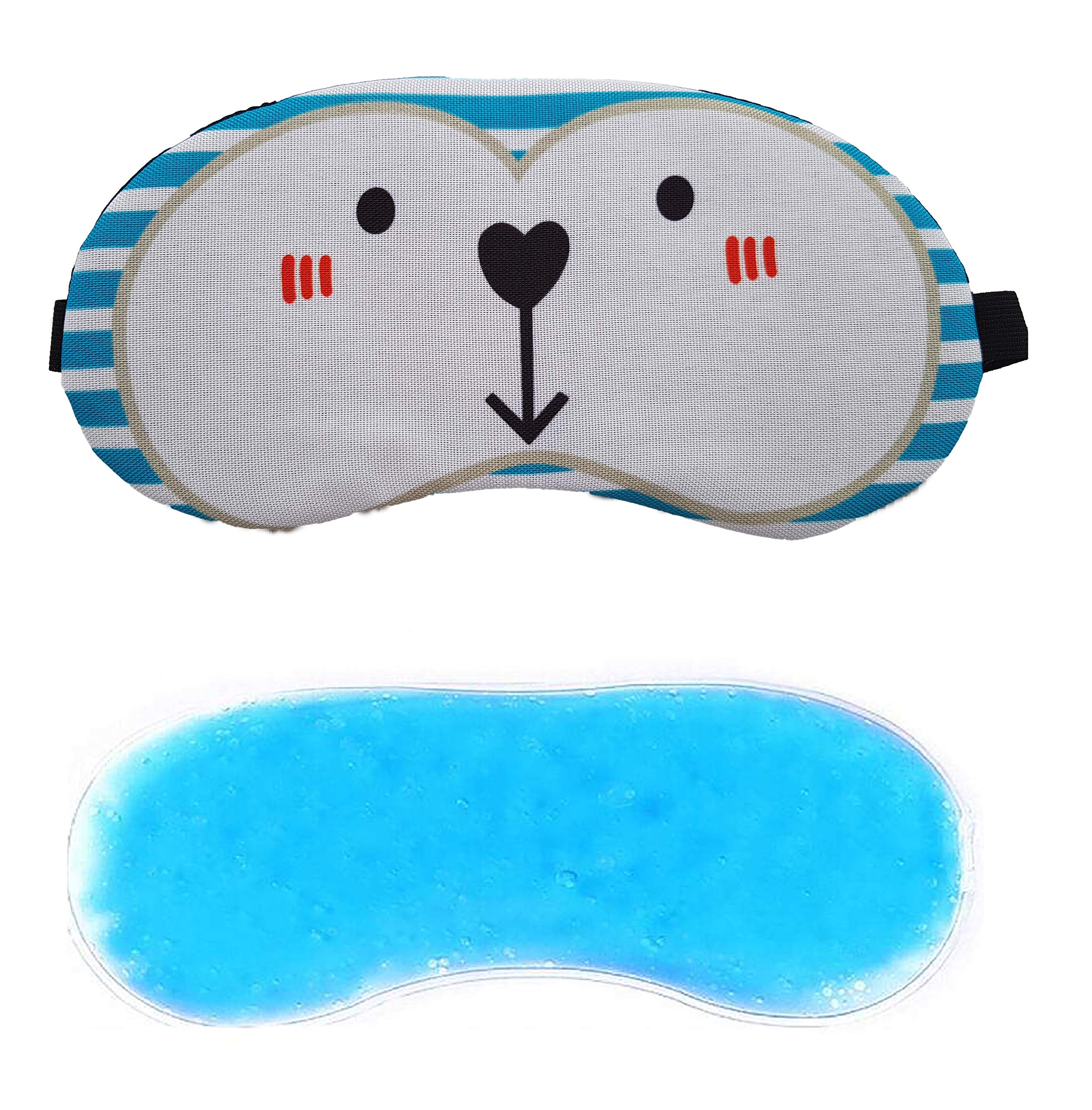 Jenna Arrow Ice Gel Sleepingeye Mask For Insomnia, Meditation, Puffy Eyes And Dark Circles