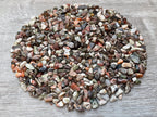 2 oz Lot Natural Semi Tumbled Gemstone Chips, Crushed Mini Crystals, Undrilled Crystal Chips (Ocean Jasper)