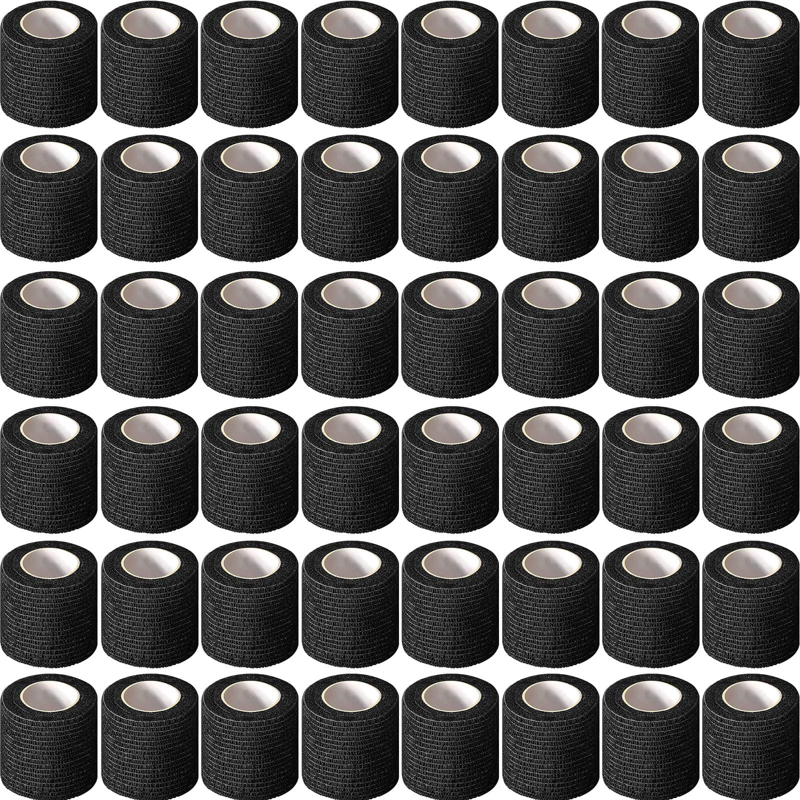Treela 96 Pack Self Adhesive Bandage Wrap 2 Inch x 5 Yard Self Adherent Cohesive Bandages Elastic Athletic Sports Tape Breathabl