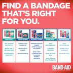 Band-Aid Brand Flexible Fabric Adhesive Bandages for Wound Care and First Aid, Finger and Knuckle, 20 ct (Pack of 6)