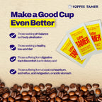 Coffee Tamer Coffee Acid Reducing Granules 50 Pack Box - Reduces Coffee Acids by up to 90% - All-Natural Minerals - Keto Friendy