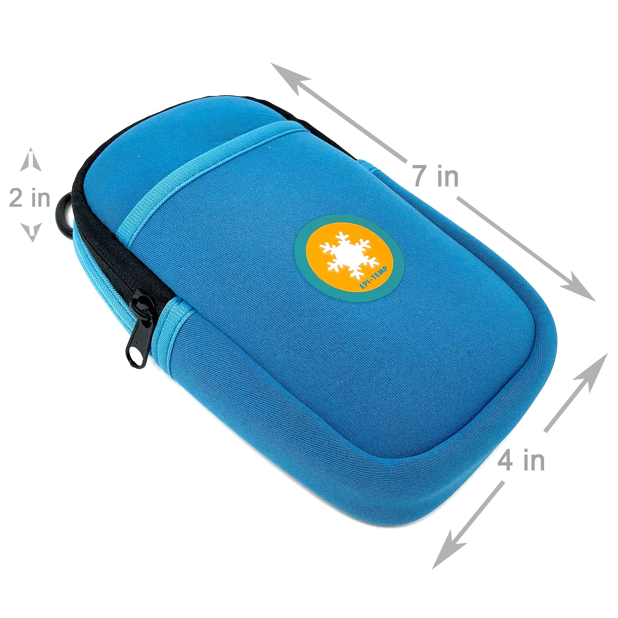 EPI-TEMP Epipen Insulated Case for Kids, Adults - Smart Carrying Pouch, Storage Bag, Powered by PureTemp Phase Change Material t
