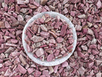 GAF TREASURES 2 oz Lot Natural Semi Tumbled Gemstone Chips, Crushed Mini Crystals, Undrilled Crystal Chips (Pink Opal)