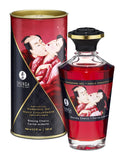 Shunga Warming Massage Oil 3.5 Fluid Ounces (Cherry)