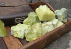 Crocon 1LB Serpentine Rough Bulk Natural Stone Raw Gemstone Tumbling Cabbing Polishing Gem Mining Chakra Balancing Reiki Healing