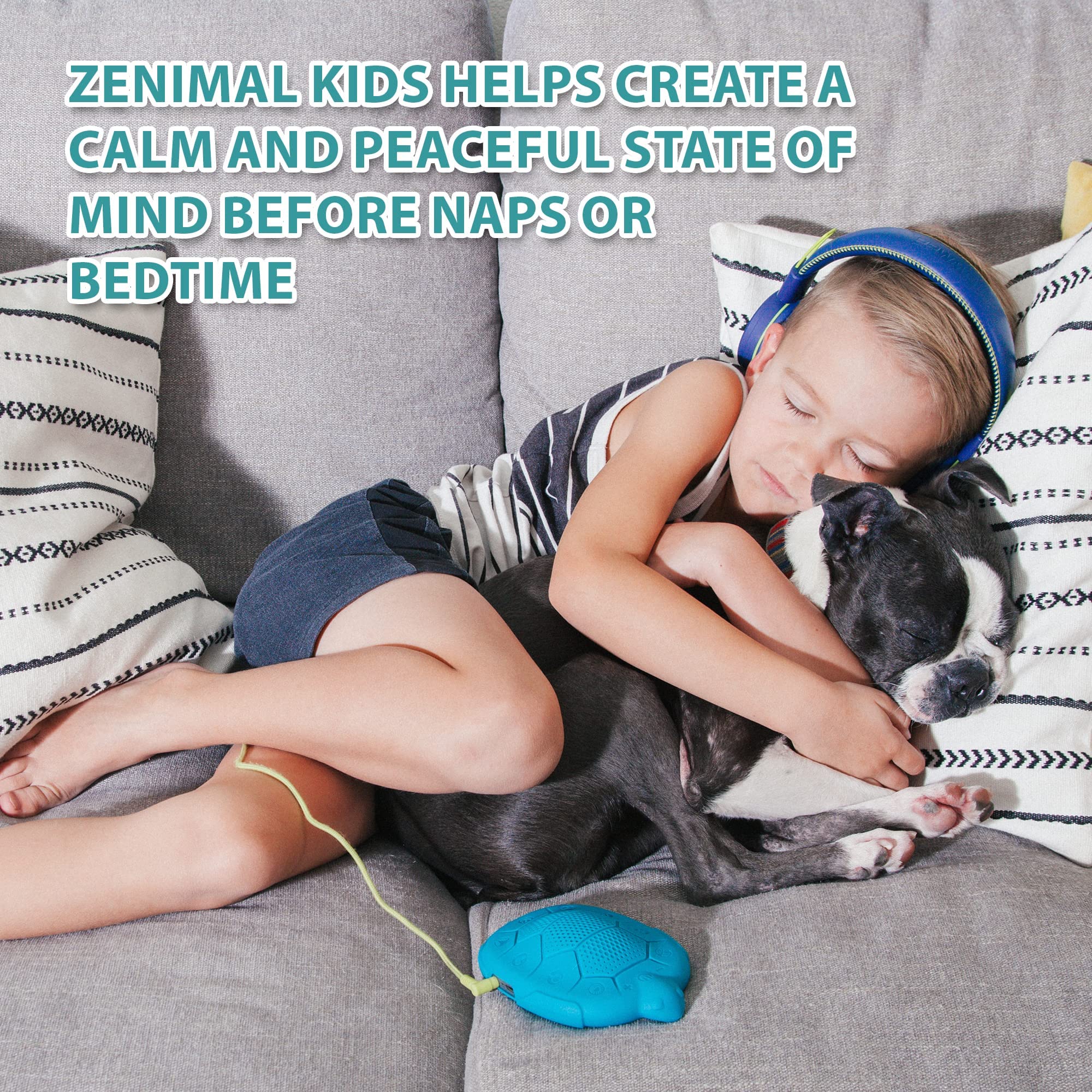 Zenimal Kids Meditation Audio Player - Patented Screen-Free Mindfulness Device with 9 Audio Meditations and 60 Minutes of Soothi