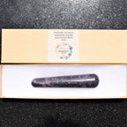 Charged Natural 4.5 Himalayan Dark Lavender (Lilac) Lepidolite Crystal Crystal Massage Wand Reiki Healing Energy
