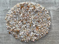 GAF TREASURES 2 oz Lot Natural Cherry Blossom Semi Tumbled Gemstone Chips, Crushed Mini Crystals, Undrilled Crystal Chips (Cherr