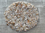 GAF TREASURES 2 oz Lot Natural Cherry Blossom Semi Tumbled Gemstone Chips, Crushed Mini Crystals, Undrilled Crystal Chips (Cherr