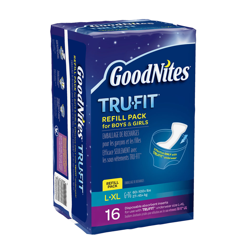Goodnites Durable Underwear Refills Unisex Large/X-Large, 16-Count