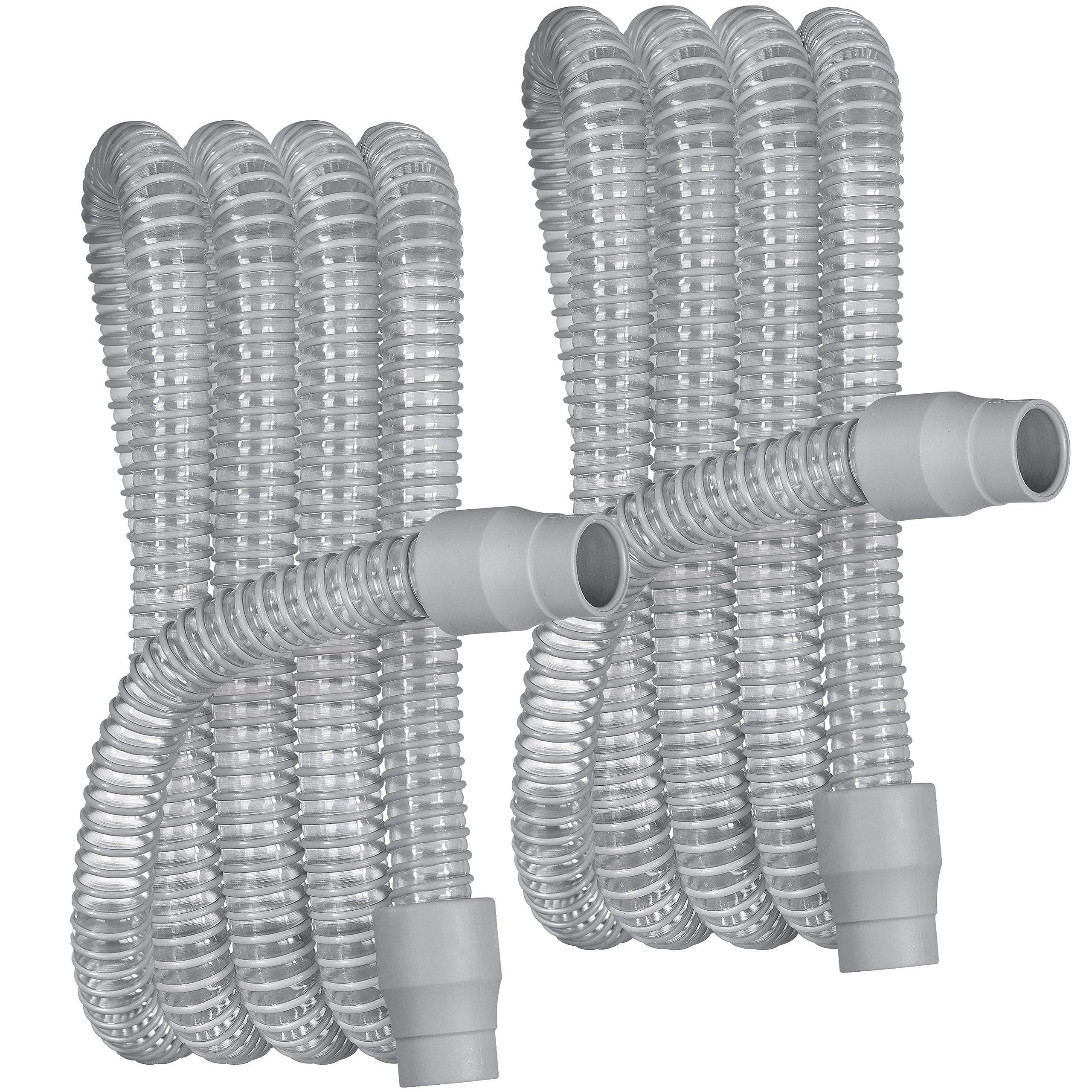 BISTRAS Made in USA- 8 Foot Universal CPAP Tubing - Compatible with All Major CPAP, BiPAP and Most Machines (2 Pack)