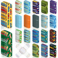 120 Pcs 20 Styles Kids Bandages Bulk Cute Cartoon Flexible Bandages Waterproof Breathable Bandages Strip Protect Cuts and Scrape