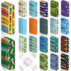120 Pcs 20 Styles Kids Bandages Bulk Cute Cartoon Flexible Bandages Waterproof Breathable Bandages Strip Protect Cuts and Scrape