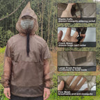 Aventik No-See-Um Mesh Mosquito Jacket for Outdoor, Multiple Sizes to Fit Everyone Stay Safe and Cool UV Resistant 3D Structure