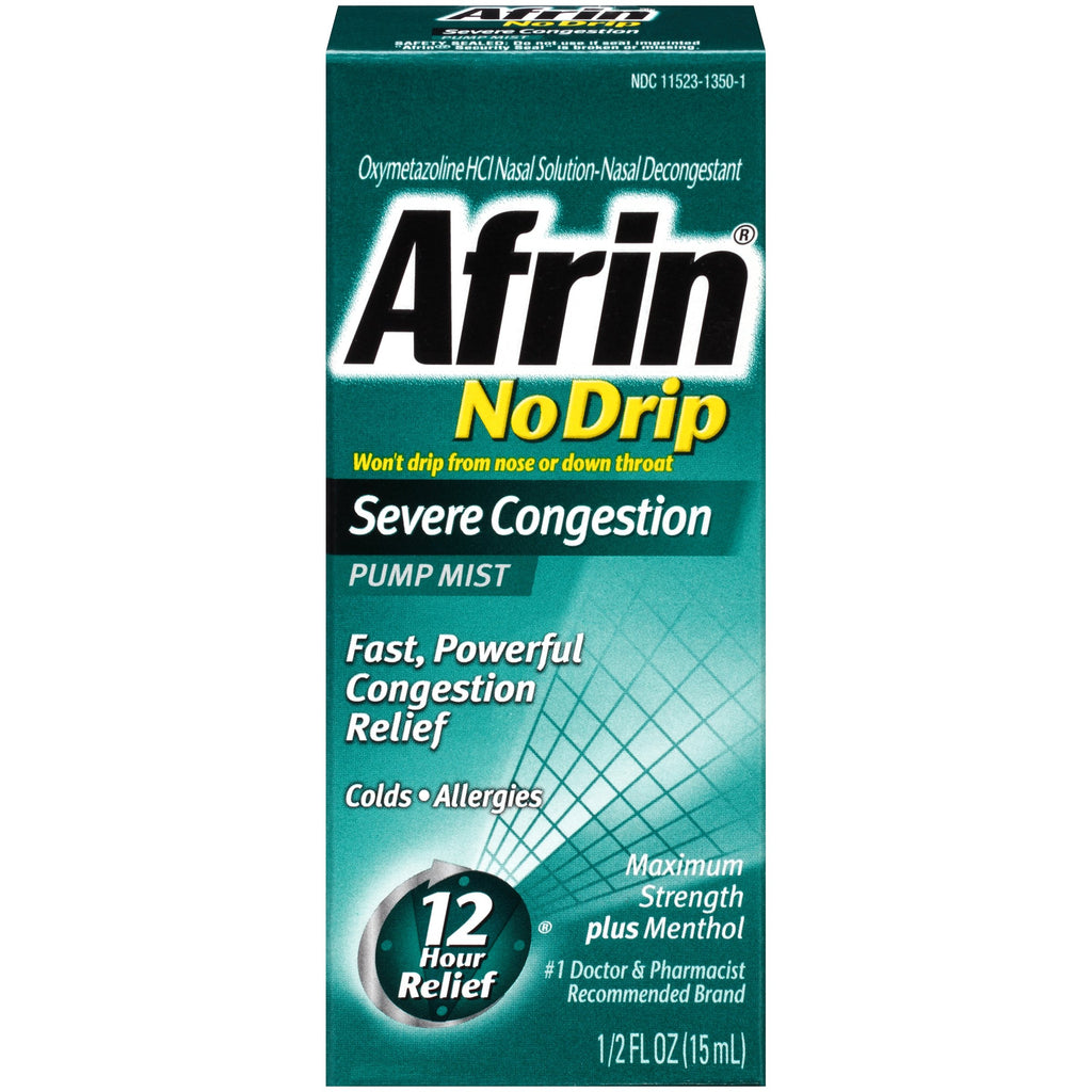 Afrin No Drip Severe Congestion Pump Mist 15 mL