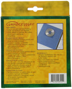 Compucessory 26555 Self-Adhesive CD Holders Polypropylene 50/PK White
