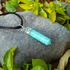 Sugandha Wellness Rainbow Moonstone Orgonite & Black Tourmaline Healing Crystal Necklace - Powerful Protection Pendant. Jewelry