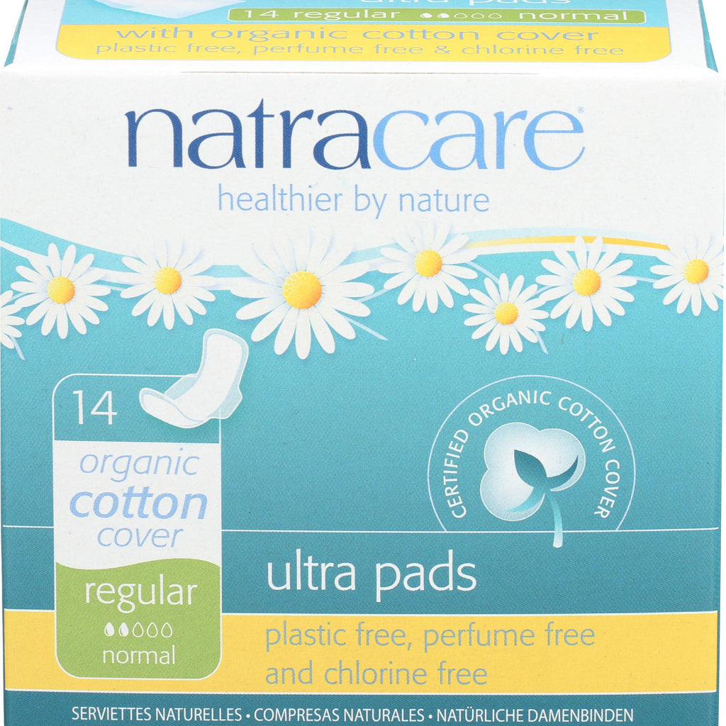 Natracare, Pads with Wings Ultra, 14 Count