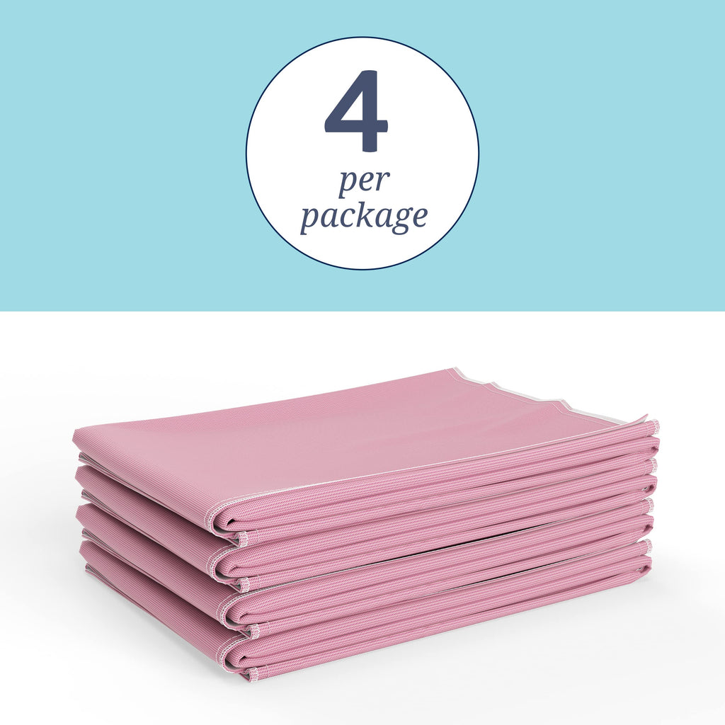 Medline - MDTR1227073AZ Softnit 300 Washable Underpads, Pack of 4 Large Bed Pads, 34 x 36, For use as incontinence bed pads, reu