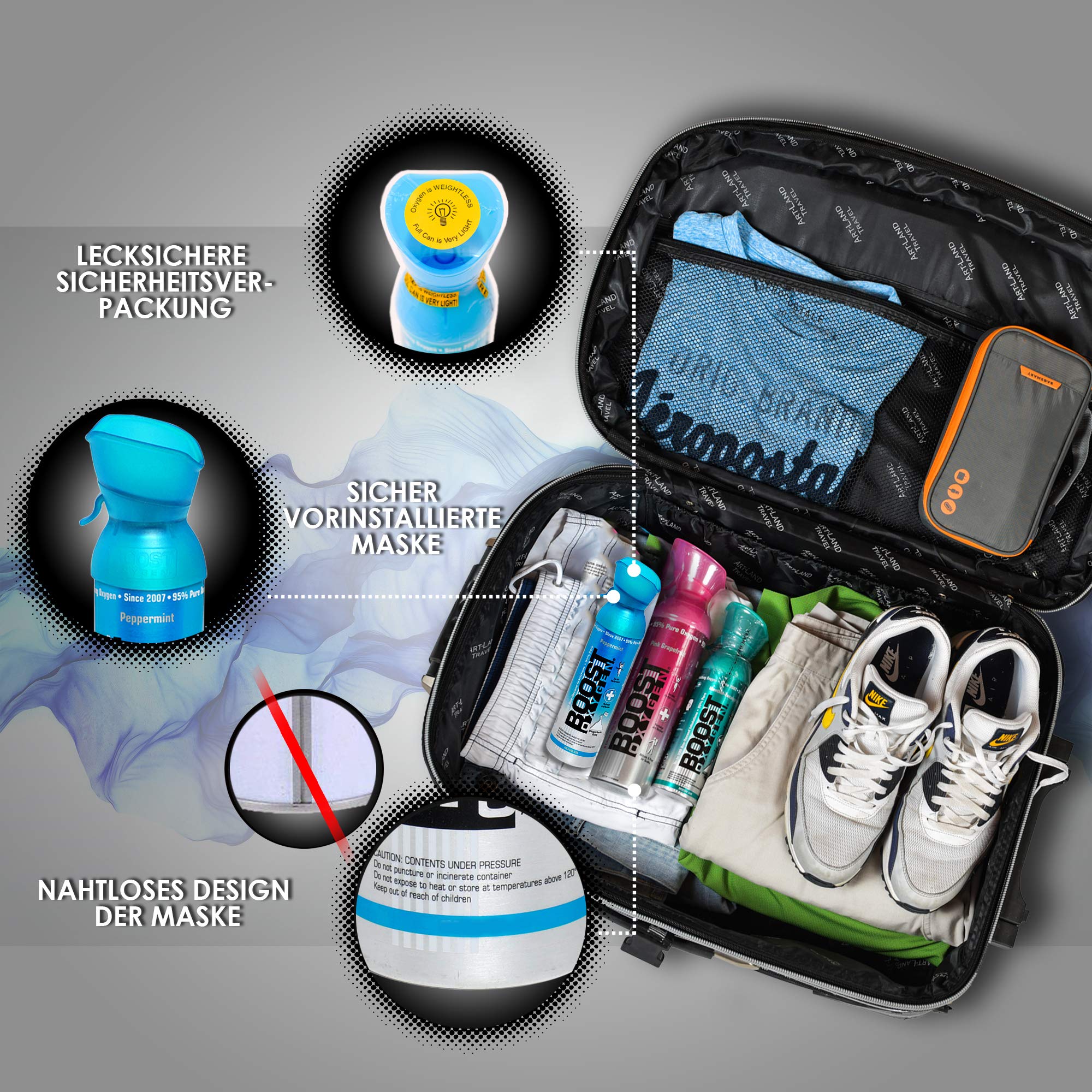 Boost Oxygen - Oxygen Boost Md Peppermin - Case of 6 - 5 LTR (6x5 LTR)