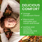 Himalaya Koflet Lozenges, Orange Cardamom Flavor, Natural Herbal Cough Drop for Warming Relief and Soothing Throat Comfort, 130