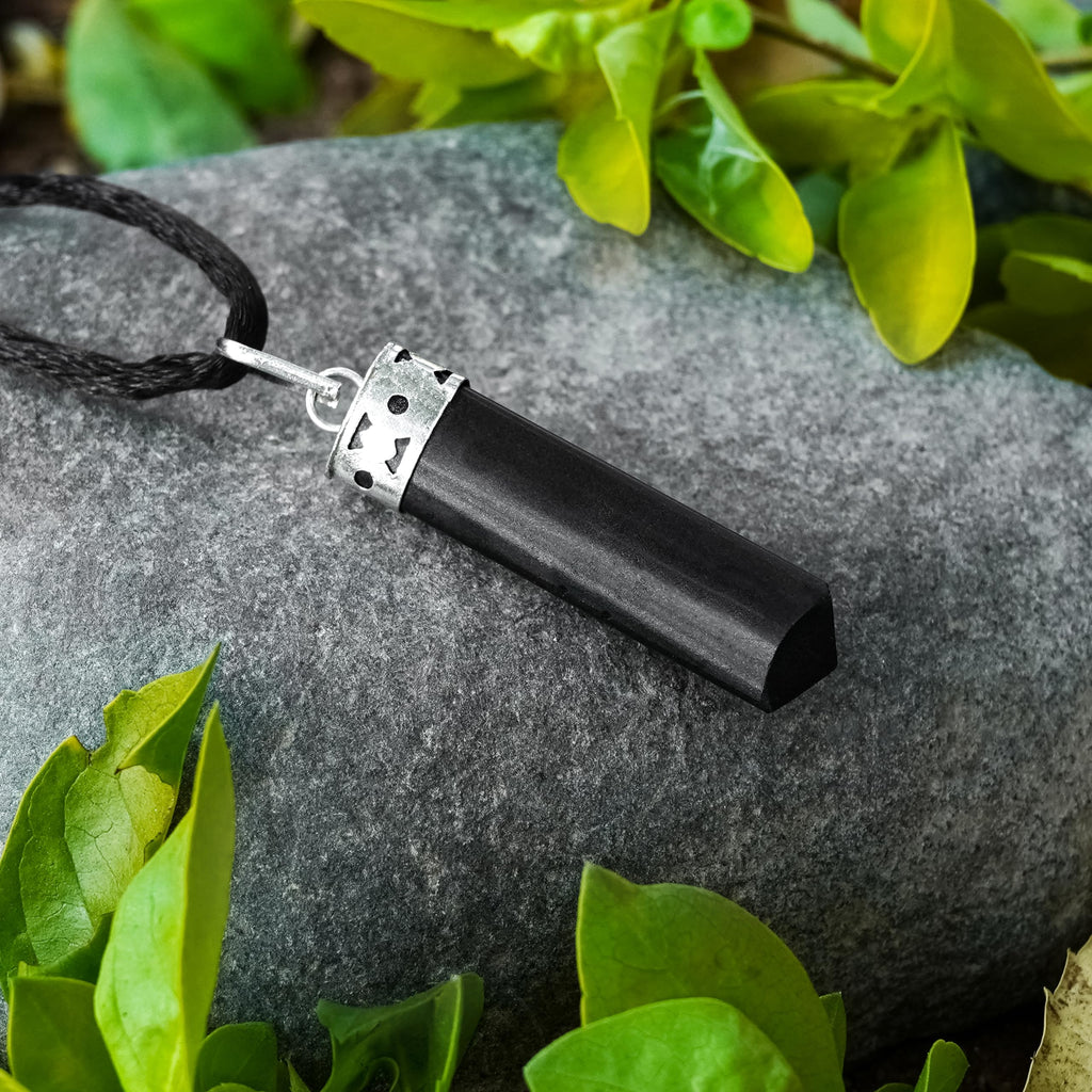 Sugandha Wellness Labradorite & Black Tourmaline Healing Crystal Necklace - Powerful Protection Pendant for Positivity. Spiritua