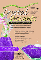 JRM Chemical CA-25R Crystal Accents 1 oz Bag Royal Amethyst -pack of 25