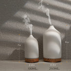 VIVITEST 200ML Ceramic Essential Oil Diffuser,Stone Essential Oil Diffuser,Ultrasonic Aromatherapy Diffusers for Home