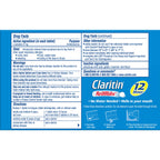 Claritin RediTabs 12 Hour Allergy Medicine, Non-Drowsy Prescription Strength Allergy Relief, Loratadine Antihistamine Tablets, 3