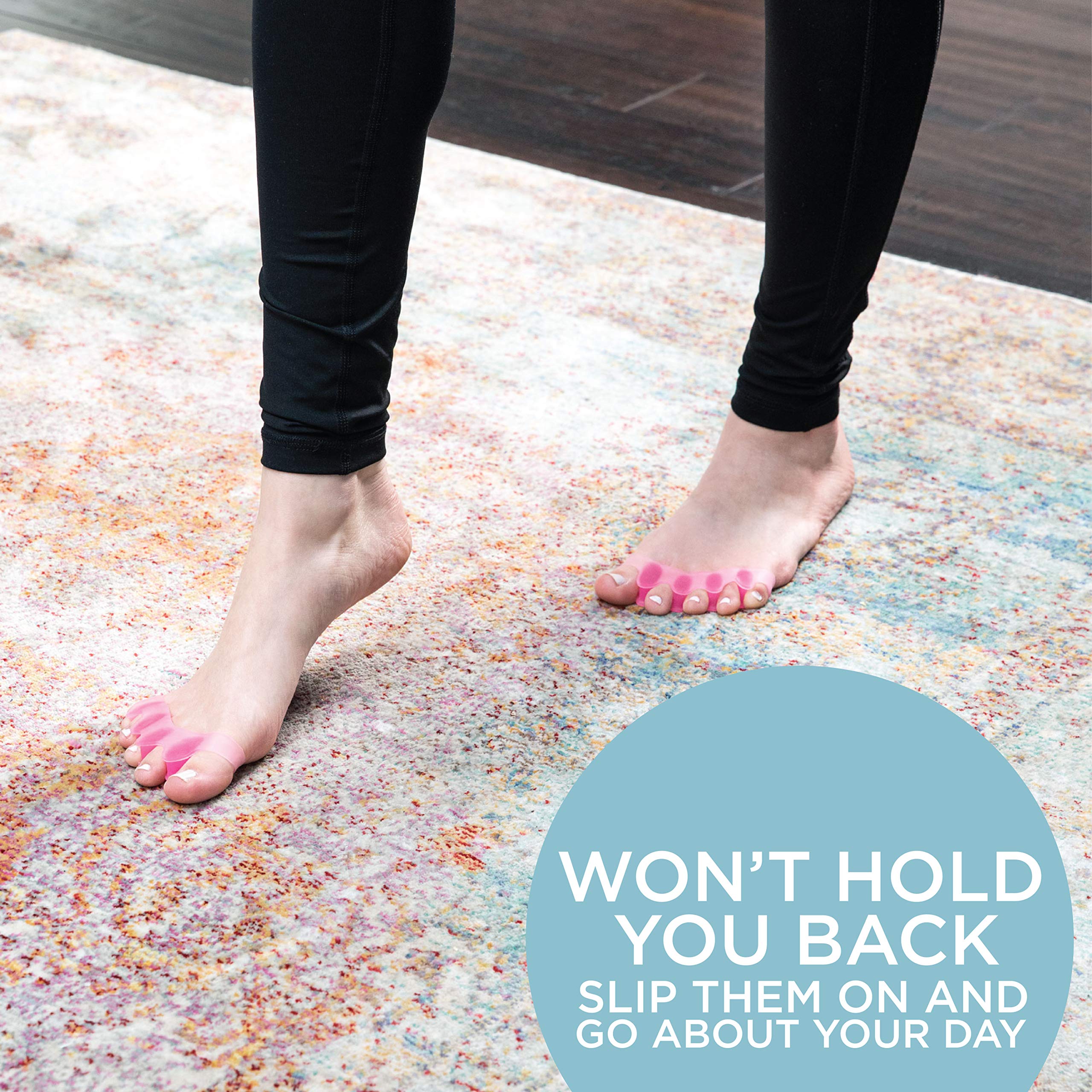Mind Bodhi Toe Separators - Correcting Bunions and Restoring Toes to Their Original Shape - For Men and Women - Toe Spacers Buni