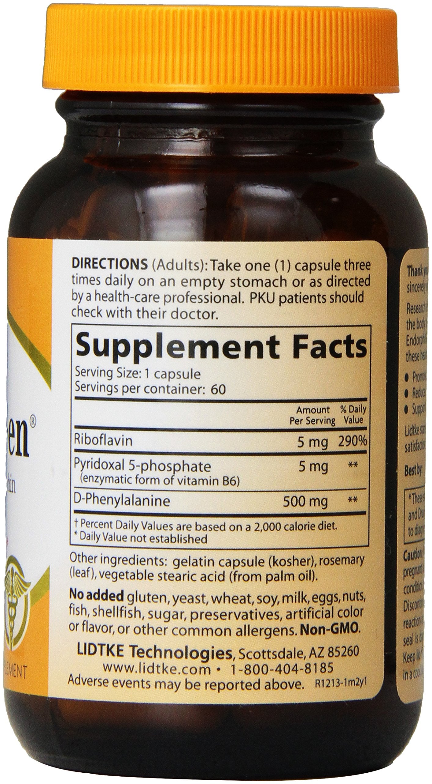 Lidtke Technologies Endorphigen Capsules, 60 Count