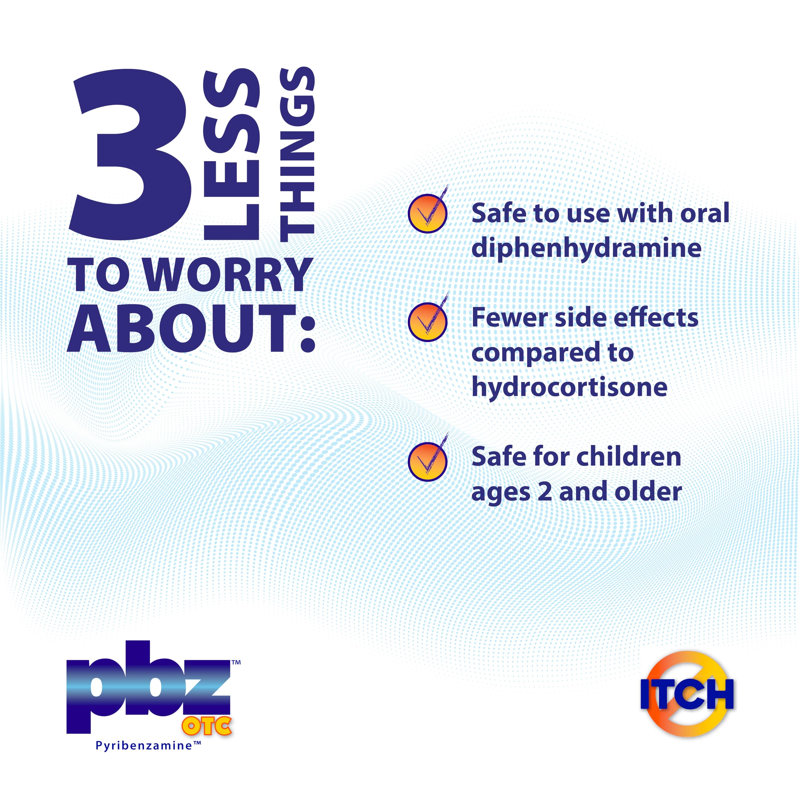 PBZ OTC Antihistamine Cream with 1% Tripelennamine, Kid Safe Itch Relief, 1 oz