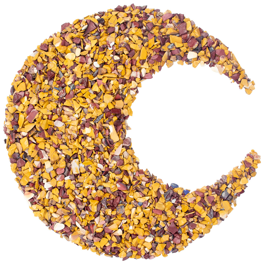 Crocon 1LB Crushed Mookaite Jesper Chips Bulk Stone 2000+ Carats Natural Quartz Pieces Irregular Shape Gemstone Tumbling Cabbing