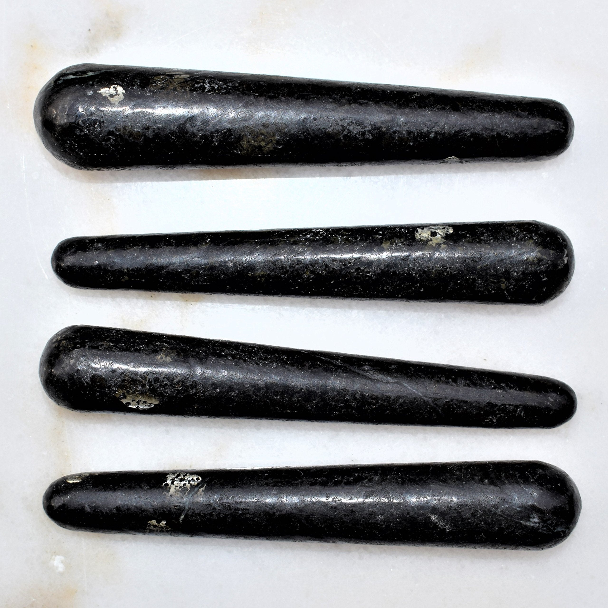 Charged 4 Starburst Flash Nuummite Crystal Massage Wand Healing Energy - Sorcerer's/Magician's Crystal - Strong Elemental Magic
