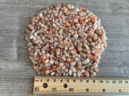 GAF TREASURES 2 oz Lot Natural Semi Tumbled Gemstone Chips, Crushed Mini Crystals, Undrilled Crystal Chips (Sunstone)