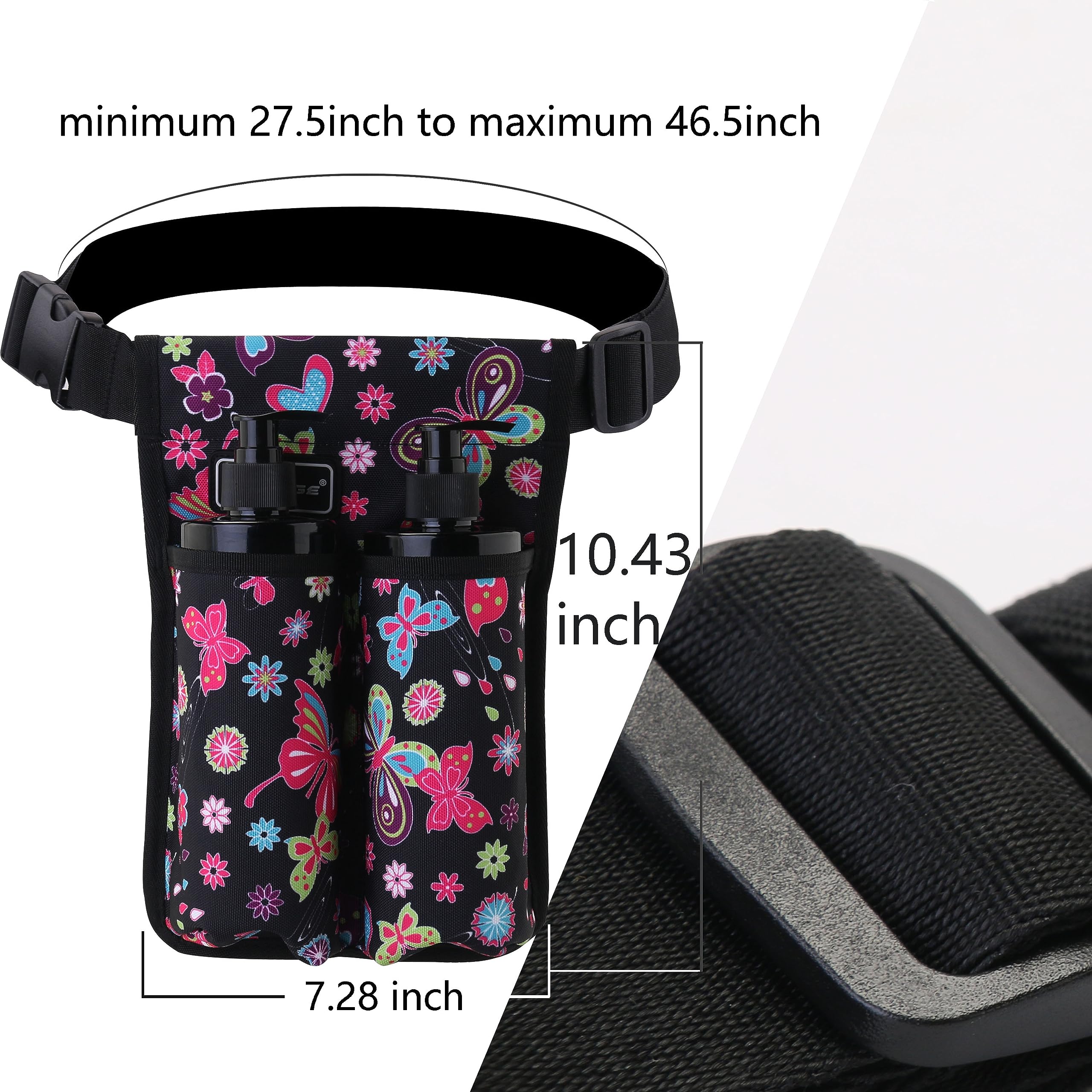 Massage Bottle Bag Massage Oil Holster Lotion Holster Massage Therapist Massage Oil Holster Massage Lotion (TH2kd- BHuDieHua)