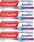 Colgate Sensitive Prevent and Repair With Witening Sensitive Toothpaste, 6 oz ( Pack of 4 )