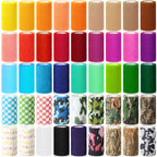 Newwiee 45 Rolls 4 Inch x 5 Yards Cohesive Bandage Tape Self Adhesive Bandage Elastic Stretch Athletic Tape Bulk Vet Wrap Non Wo