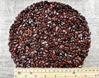 GAF TREASURES 2 oz Lot Natural Semi Tumbled Gemstone Chips, Crushed Mini Crystals, Undrilled Crystal Chips (Mahogany Obsidian)