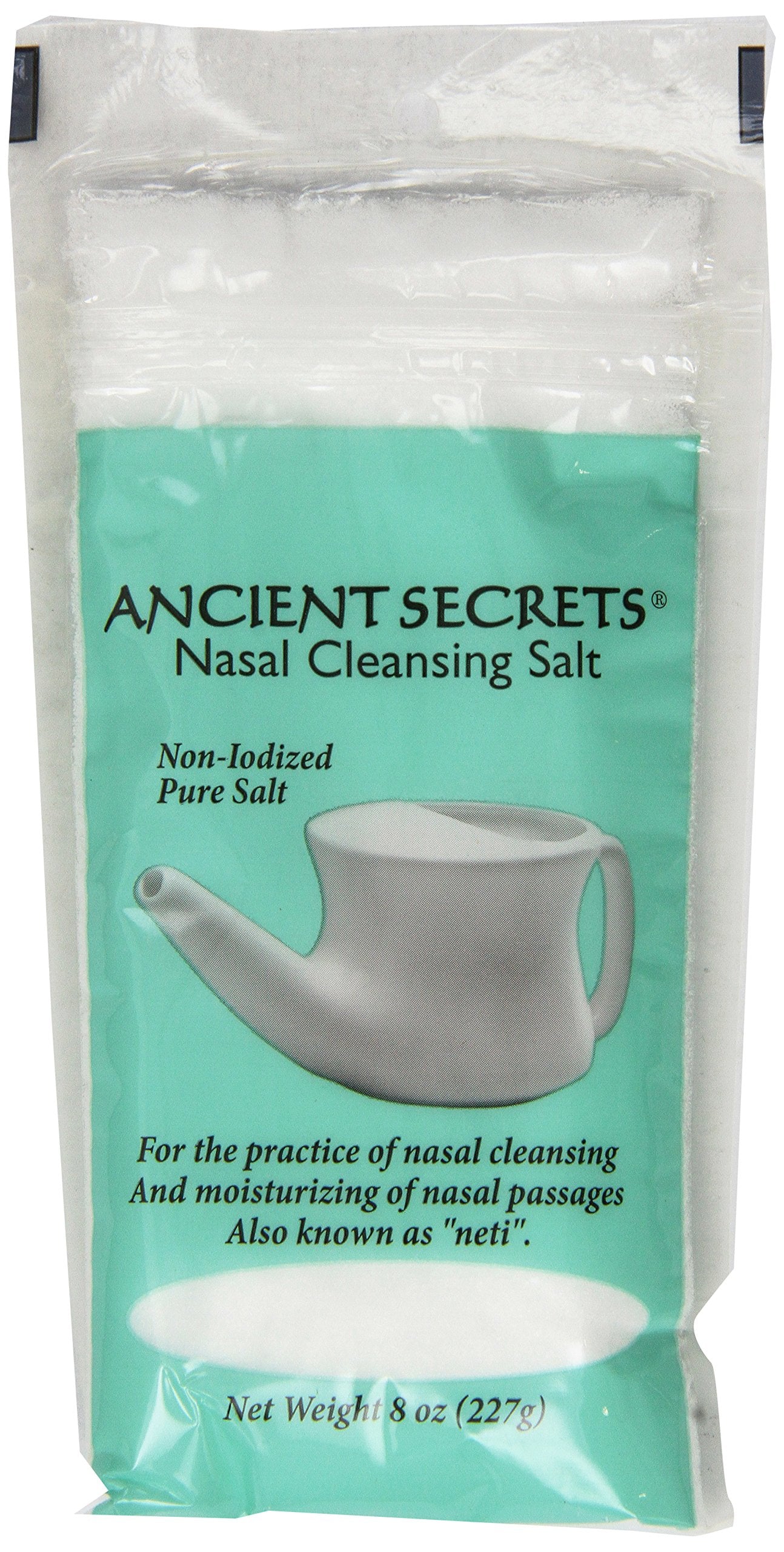 Ancient Secrets Nasal Cleansing Salt 8-Ounce, 0.54 Bags (Pack of 24)