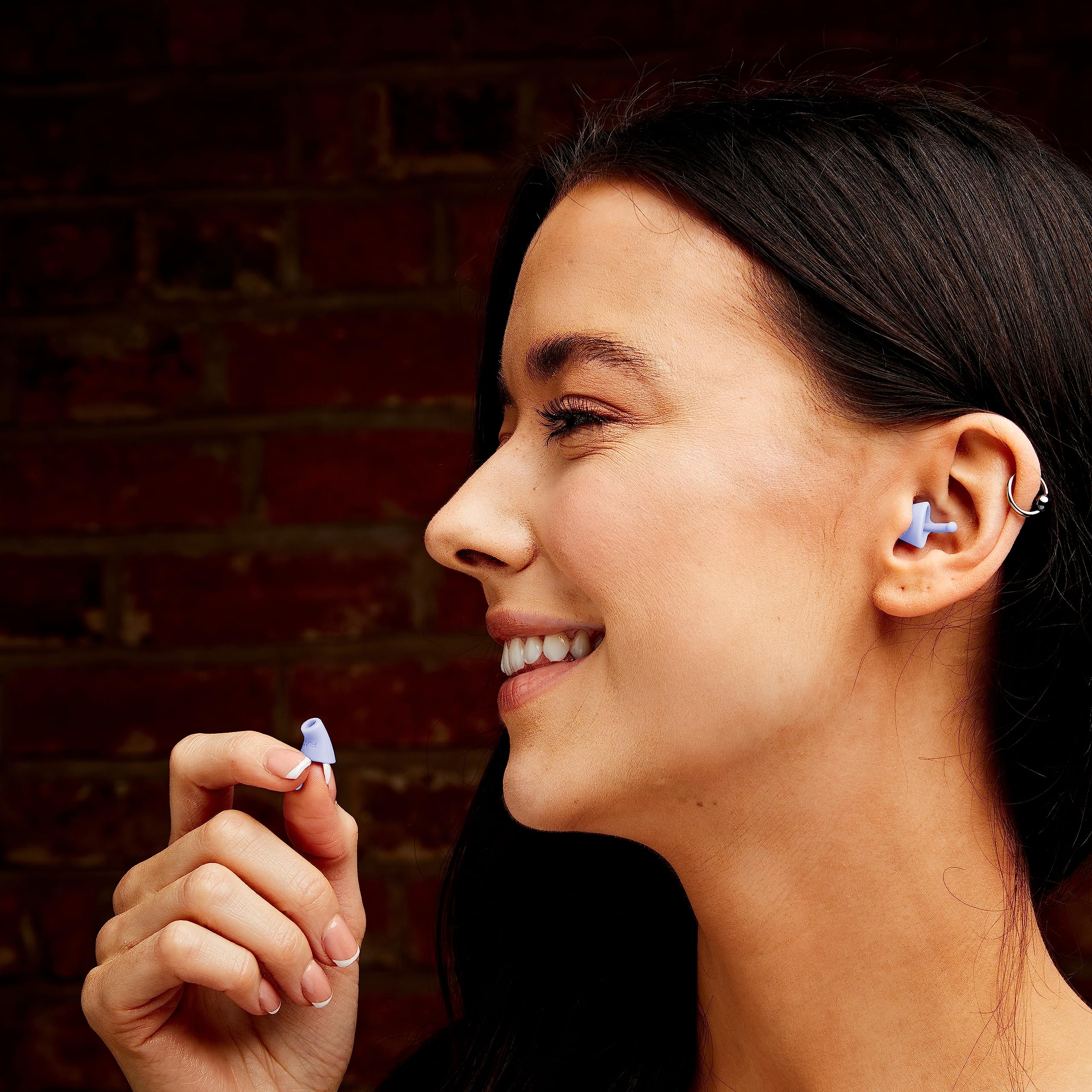 Flare Calmer Soft - Ear Plugs Alternative - Reduce Annoying Noises Without Blocking Sound - Soft Reusable Silicone - Purple